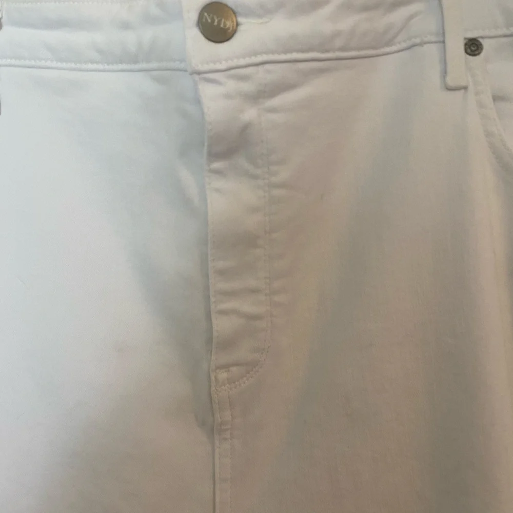 COPY - Women’s Plus Sz White Jeans by NYDJ - Sz 26S-Ankle Length-Cotton/Lycra-N… - Picture 2 of 8
